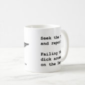 Suchen Sie die Wahrheits-Tasse Kaffeetasse (VorderseiteRechts)