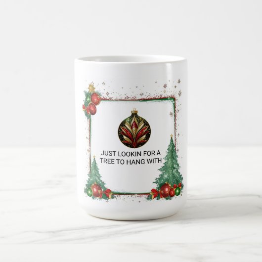 Suchen Sie einfach nach einem Baum, mit dem Sie si Kaffeetasse (Mittel)