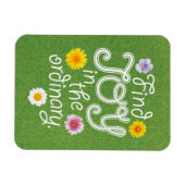 Suchen Sie Freude in der üblichen Inspiration Magnet (Horizontal)