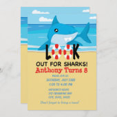Suchen Sie heraus nach Haifisch-… Einladung (Vorne/Hinten)