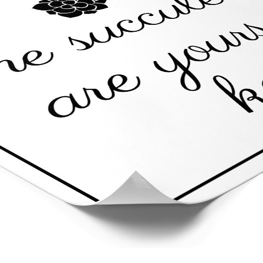 Suchen Sie Ihr Sitzzeichen Poster (Ecke)