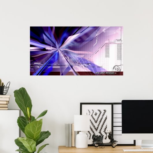 Suchen Sie Ihre Richtung Poster (Heimbüro)