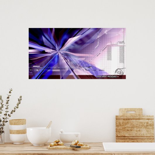 Suchen Sie Ihre Richtung Poster (Küche)