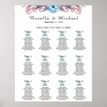 Suchen Sie Ihre Tischnummer - Sitzkarte