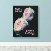 Suchen Sie Ihre Zuhause Inspiration Rumi Zitat Leinwanddruck (Insitu (Holzboden))