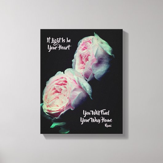 Suchen Sie Ihre Zuhause Inspiration Rumi Zitat Leinwanddruck (Vorderseite)