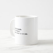 Suchen Sie keine Tasse des Todes (Vorderseite Links)