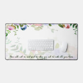 Suchen Sie mich nach Blumenschrift Schreibtischunterlage (Tastatur & Maus)