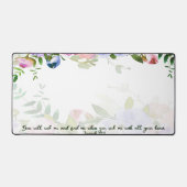 Suchen Sie mich nach Blumenschrift Schreibtischunterlage (Vorderseite)