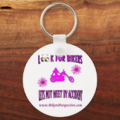 Suchen Sie nach Bikers Ladys Daisy Key Chain Schlüsselanhänger (Vorderseite)