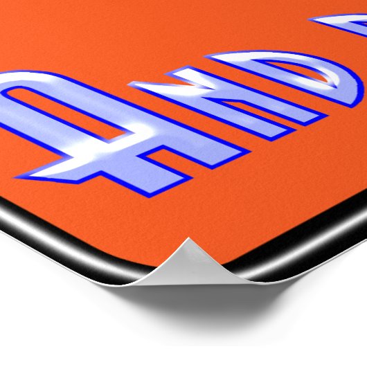 Suchen Sie nach dem Gewerkschaft-Label Poster (Ecke)