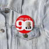 Suchen Sie nach der 90-Foto-Schaltfläche/Abzeichen Button (Beispiel)