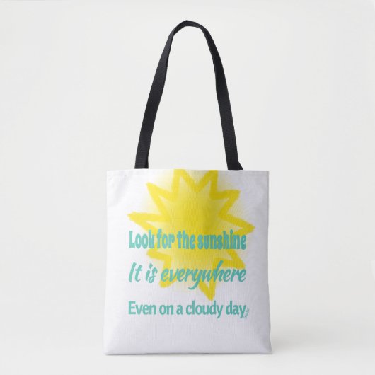 Suchen Sie nach der Sunshine Tote Tasche (Vorderseite)
