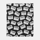 Suchen Sie nach Ihrem Logo oder nach einem beliebi Fleecedecke (Vorderseite)