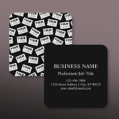 Suchen Sie nach Ihrem Logo oder nach einem beliebi Quadratische Visitenkarte