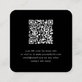 Suchen Sie nach Ihrem Logo oder nach einem beliebi Quadratische Visitenkarte (Rückseite)