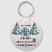 Suchen Sie nach , Schlüsselanhänger "Let it Snow" (Vorderseite)