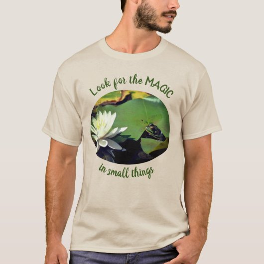 Suchen Sie nach Zauber-Frosch-Inspirationswörtern T-Shirt (Vorderseite)