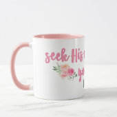 Suchen Sie seinen Willen in allem, was Sie tun Spr Tasse (Links)