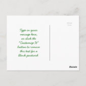 Suchen Sie selbst führen Sie inspirierende Running Postkarte (Rückseite)