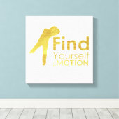 Suchen Sie sich in der Leinwand von Motion | Gold (Insitu (Holzboden))