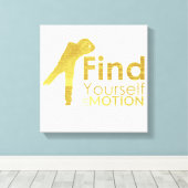 Suchen Sie sich in der Leinwand von Motion | Gold (Insitu (Holzboden))