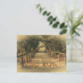 Suchen Sie sich selbst Go Run Park Jogger Motivier Postkarte (Stehend Vorderseite)