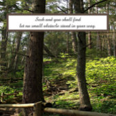 Suchen und Sie werden finden Poster