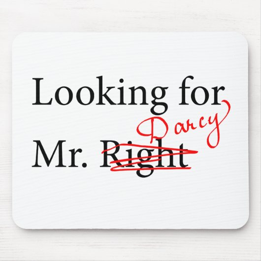 Suchen von Herrn Darcy Mousepad (Vorne)