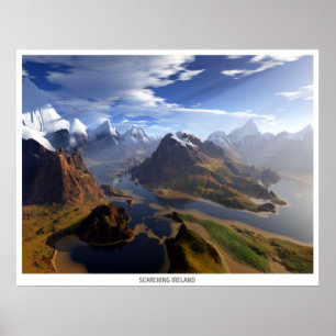 Suchen von Irland Poster