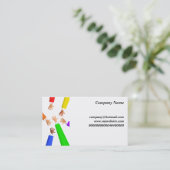 Suchende Abkommen, Visitenkarte (Stehend Vorderseite)