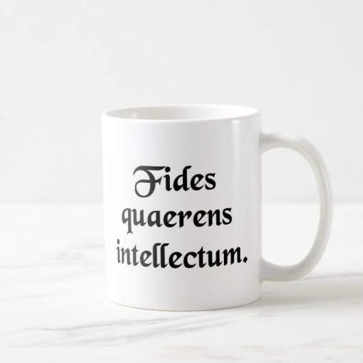 Suchendes Verständnis des Glaubens Kaffeetasse (Rechts)
