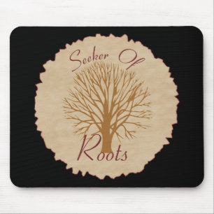 Sucher der Wurzeln Mousepad