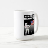 Sucher-Wächter-Mond-lustige Tasse (VorderseiteRechts)