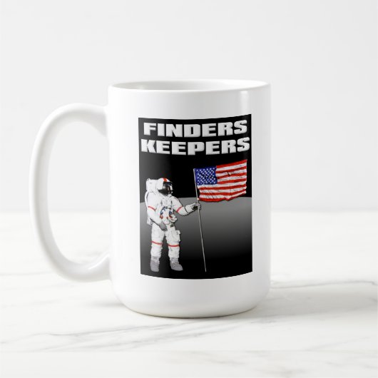 Sucher-Wächter-Mond-lustige Tasse (Links)