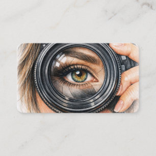 Sucherkamera für professionelle Fotografie Visitenkarte