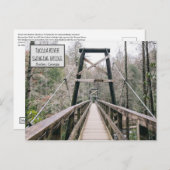 Suches, Georgia Weiß wunderbar GA Toccoa Postkarte (Vorne/Hinten)