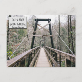 Suches, Georgia Weiß wunderbar GA Toccoa Postkarte