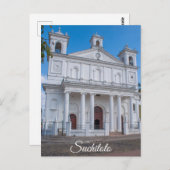 Suchitoto, El Salvador Kathedrale Postkarte (Vorne/Hinten)
