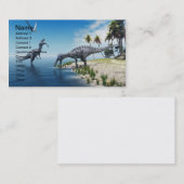 Suchomimus Dinosaurier Business Card Visitenkarte (Vorne/Hinten)