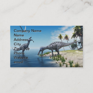 Suchomimus Dinosaurs Business Card Visitenkarte