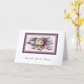 Suchrichtung kennen Engel - Gruß-Karte Karte (Gelbe Blume)