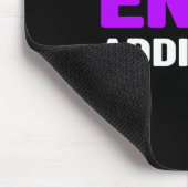 Sucht beenden - Suchtbewusstsein Mousepad (Ecke)