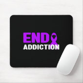Sucht beenden - Suchtbewusstsein Mousepad (Mit Mouse)