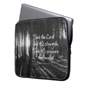 Sucht den Herrn und Seine Kraft Bibel Verse Laptopschutzhülle (Vorderseite Links)