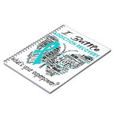 Sucht Erholung Bewusstsein Monat Band Geschenke Notizblock (Linke Seite)