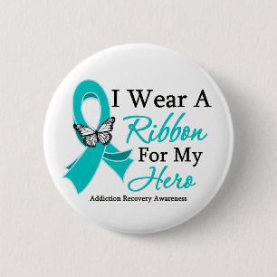 Sucht Erholung trage ich ein Band für meinen Helde Button