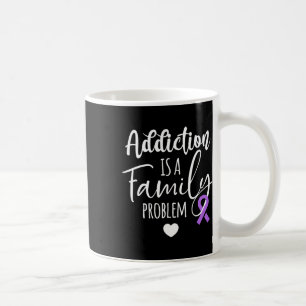 Sucht ist ein Familienproblem Überdosierung Bewuss Kaffeetasse