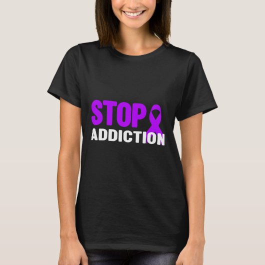 Sucht - Suchtbewusstsein T-Shirt (Vorderseite)