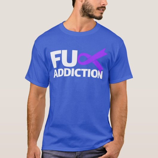 Sucht-Überdosierungsbewusstsein Langarm T-Shirt (Vorderseite)